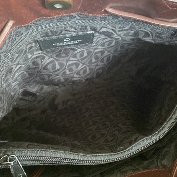 Vintage 90’s Liz Claiborne Leather Shoulder Bag - Picture 7 of 8